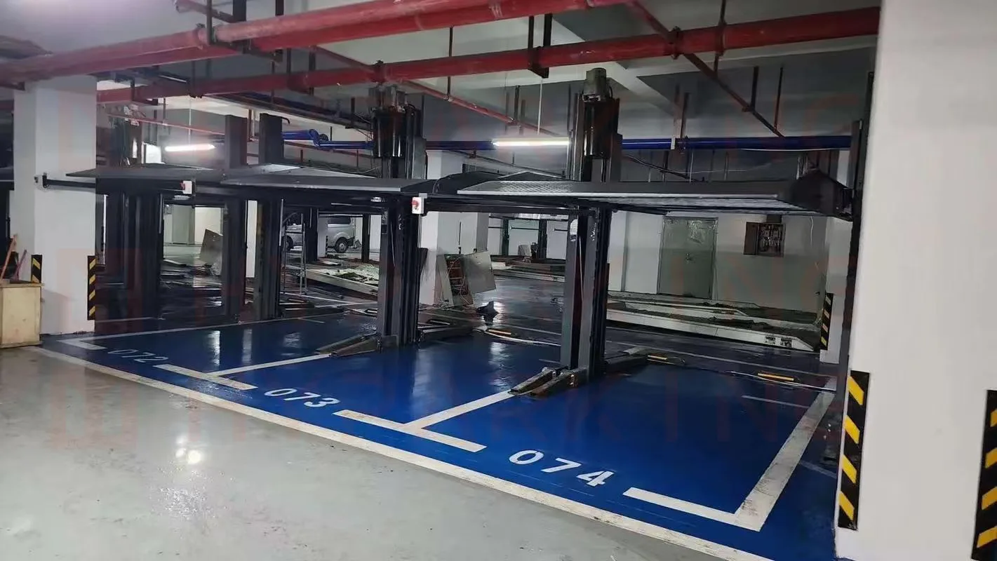PJSY installation in a parking facility