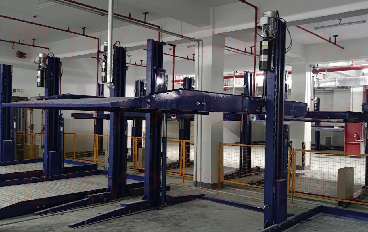 PJSY mechanical structure during installation