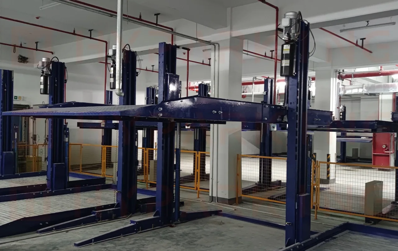 PJSY mechanical structure during installation