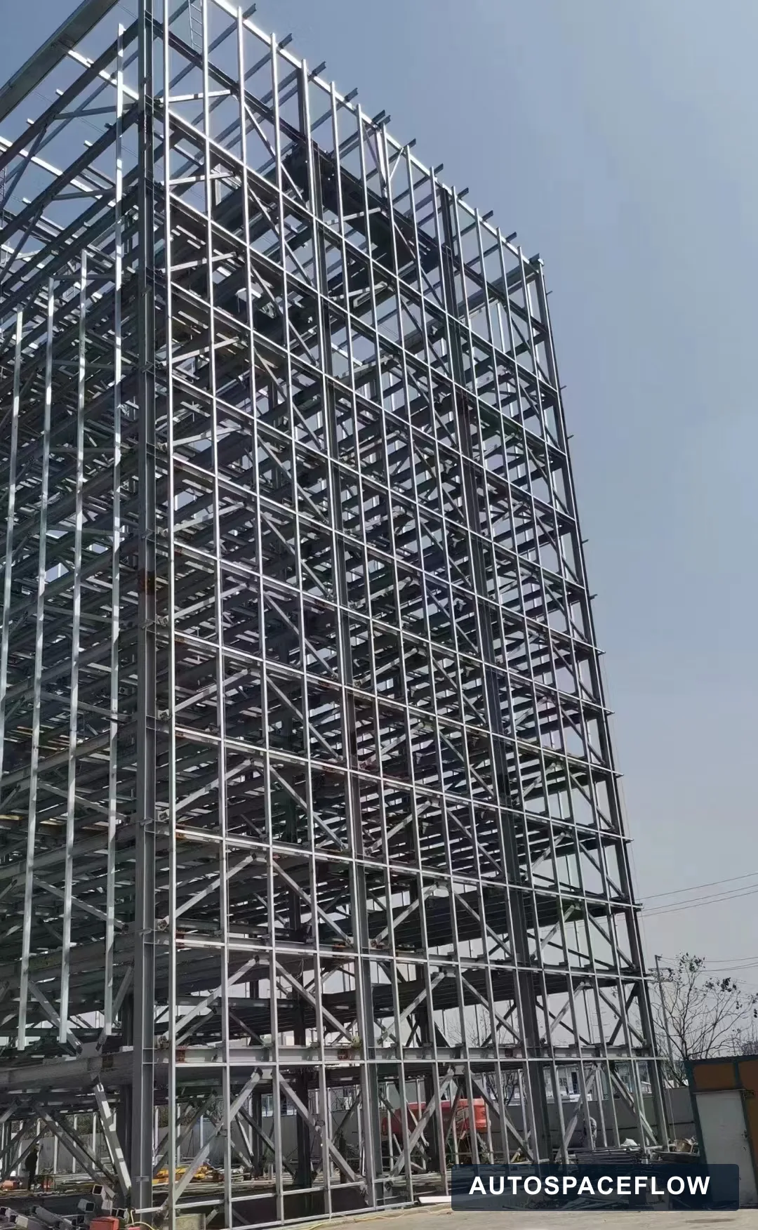 Pallet Tower System · 5 Towers / 100 Cars